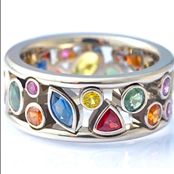 Women’s Colorful Gemstone Ring - Size 9 - NWT - Picture 1 of 5